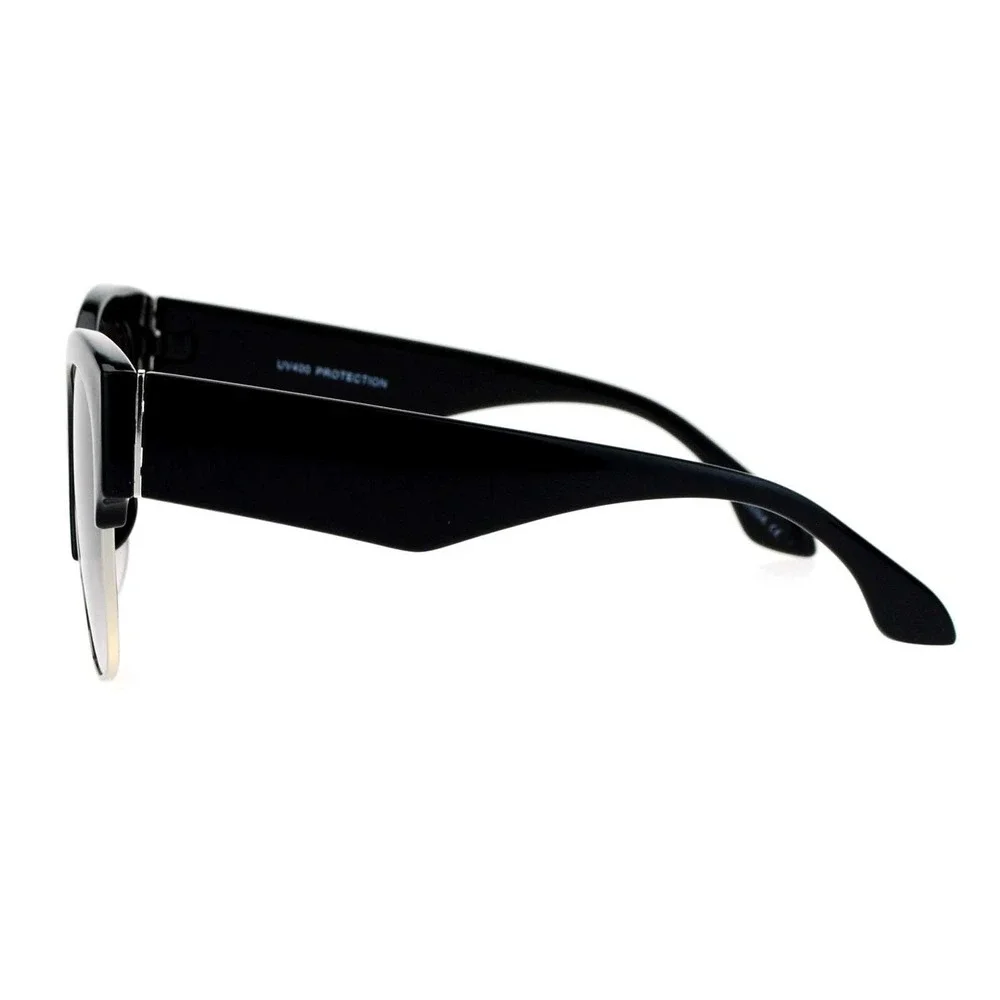 Cat Eye Sunglasses Women Fashion Shades Retro Designer‎ Style Black